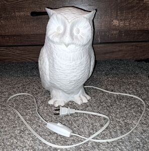 White Owl Shaped Lamp